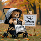 Fall Pregnancy Announcement Template Editable Digital Baby Reveal Autumn Leaves Boho Gender Neutral Baby News Social Media Card