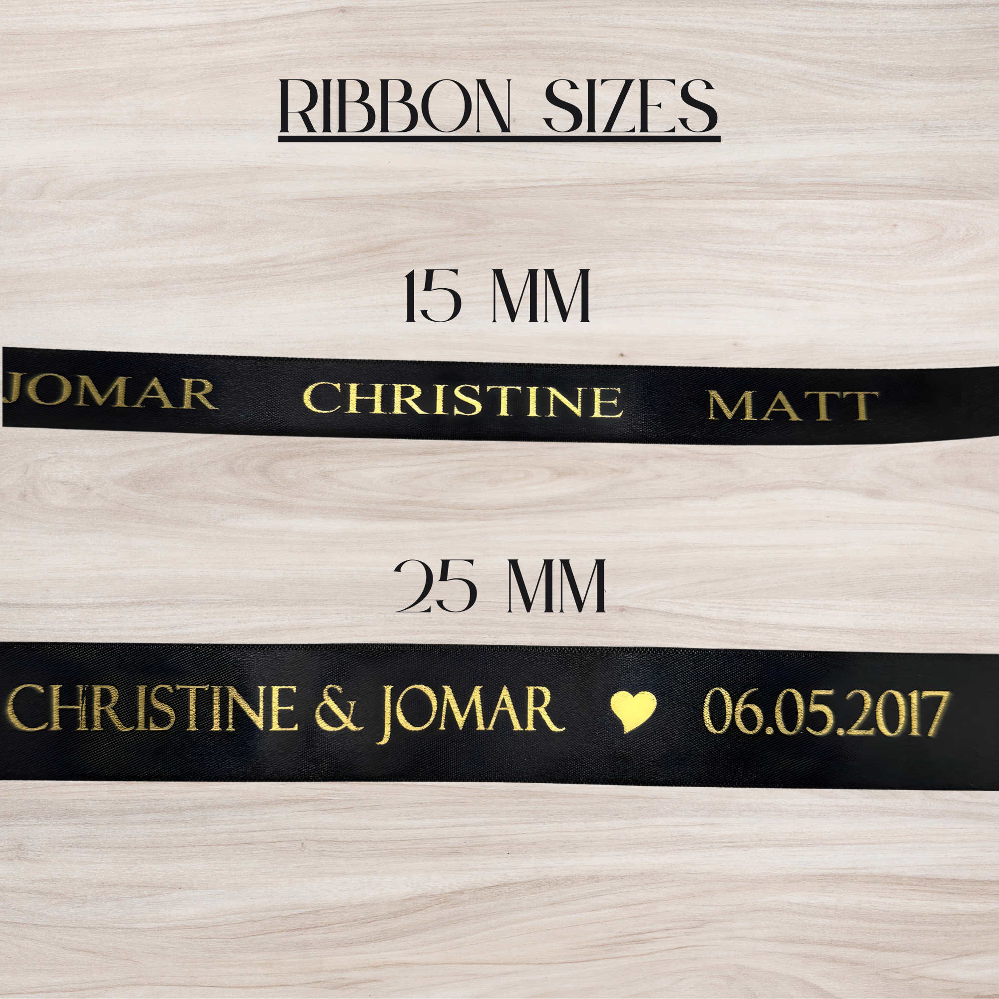Personalised Ribbons