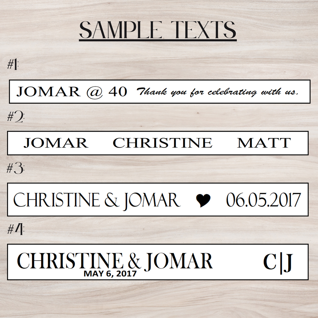 Personalised Ribbons