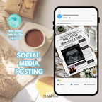 Newspaper Pregnancy Announcement Template | Digital Editable Baby Reveal | Digital Pregnancy News Headline | Miracle Baby Announcement