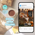 Fall Pregnancy Announcement Template Boho Editable Digital Baby Reveal Autumn Gender Neutral Baby News Social Media Card