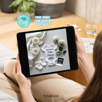 Modern Digital Pregnancy Announcement Template Social Media Baby Reveal Template Neutral Boho Baby Accouncement For Expecting Parents