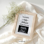 Neutral Minimalist Pregnancy Announcement Template | Editable Baby Reveal Digital Download | Printable Social Media Pregnancy Reveal