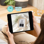 Neutral Minimalist Pregnancy Announcement Template | Editable Baby Reveal Digital Download | Printable Social Media Pregnancy Reveal