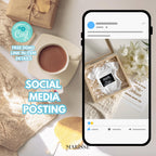 White Floral Pregnancy Announcement Box Template | Neutral Baby Reveal Digital Download | Boho Ultrasound Prop for Social Media Post