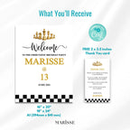 Chess Birthday Party Welcome Sign Template Editable Printable Chess-Themed Birthday Decoration Digital Download