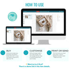 Rustic Pregnancy Announcement  Box Template | Neutral Baby Reveal | Gender Neutral Digital Download | Boho Baby Shower Announcement