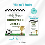 Soccer Baby Shower Welcome Sign: Sports Theme Decor (Digital Download)