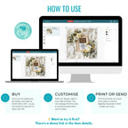 Yellow Floral Pregnancy Announcement Template | Baby Reveal Digital Download | Neutral Ultrasound Photo Prop | Baby Coming Soon