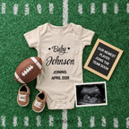 Football Pregnancy Announcement: Editable Baby Reveal (Digital Download)