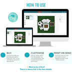 Soccer Pregnancy Announcement: Gender Neutral Baby Reveal (Digital Download)