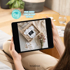 Rustic Pregnancy Announcement  Box Template | Neutral Baby Reveal | Gender Neutral Digital Download | Boho Baby Shower Announcement